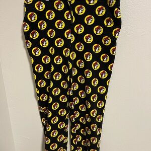 Buc-ee’s Black and Yellow Graphic Print Comfy Pants-XL